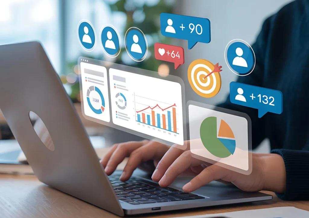 Social media data analytics dashboard